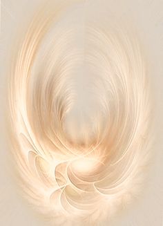 an abstract white background with swirls in the center and light at the end,