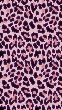 an animal print pattern with pink and black spots on the top, in front of a light purple background