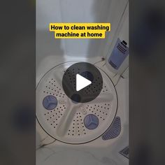 a video demonstrating how to clean washing machine at home