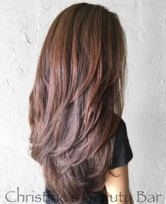 Tuns Bob Lung, Trendy Layered Hairstyles, Asymmetrical Hairstyles, Long Layered Haircuts, Long Layered Hair, Haircuts For Long Hair, Asian Hair, Long Hair Cuts, Layered Haircuts