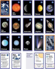 the solar system is shown in this poster