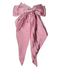 Fun, flirty and feminine piece that reflects the latest Fall trend and takes us back to Avonlea. This is the ultimate statement bow, pre-tied with a barrette closure on the back. Product Details: Satin blend Imported Barrette closure Oversized styling 8 x 16 inches Affordable Classic Party Bow, Luxury Fitted Bow For Formal Occasions, Luxury Elegant Bow For Business, Luxury Silk Bow For Formal Occasions, Luxury Bow For Party, Chic Luxury Bow For Party, Head Bows Ulta, Luxury Evening Bow, Cheap Elegant Solid Color Bow