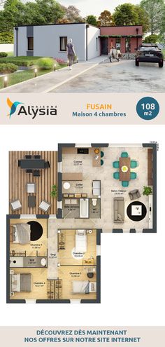 the floor plan for an apartment with two bedroom, one bathroom and another living room