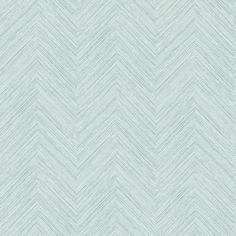 a blue and white chevroned wallpaper pattern