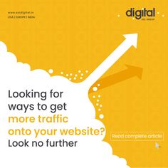 the cover of digital magazine, looking for ways to get more traffic onto your website? look no further