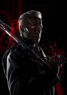 Terminator Illustration, Terminator Dark Fate, Top Tv Shows