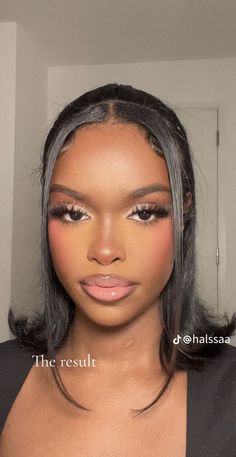 Makeup Base Ideas, Soft Makeup Looks Black Women, Smink Inspiration, Face Beat, Glam Makeup Look