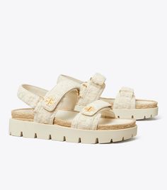 Kira Rope Sport Sandal: Women's Designer Sandals | Tory Burch Tory Burch Rope Sandals, Luxury Sandals Trendy, Luxury Summer Sandals, Tory Burch Sandals Outfit, Sport Sandals Outfit, Tory Burch Outfit, Tory Burch Kira, Tory Burch Sandals, Sport Sandals