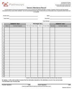 a printable sign up sheet for the patient's medical record, with an image of