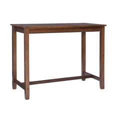 a small wooden table with one leg extended