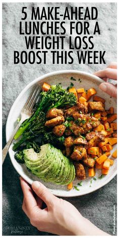 5 make-ahead lunches that will help boost you weight loss Chicken Eating, Make Ahead Lunches, High Fat Diet, Yummy Lunches, Meal Prep For The Week, Diet Meal Plans