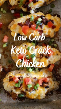 Cracked Chicken, Keto Entrees, Keto Favorites, Keto Dishes, Food Keto, Healthier Habits, Low Carbs