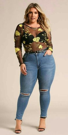 Plus Size Outfits Casual, Weight Goals, Maternity Tunic, Mesh Bodysuit, Plus Size Models, Curvy Girl Outfits, Curvy Girl Fashion, Curvy Outfits, Look Plus