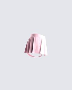 This pink skort is EVERYTHING 💕 Designed with a pleated micro mini skirt look and built-in underwear -- perfect for an everyday fit, or the days you want to get wild without worrying about giving them a lil sneak peek 🤭 Fuzzy Skirt, White Corset Dress, Denim Pleated Skirt, Floral Lace Skirt, Red Mini Skirt, Chain Dress, Orange Satin, Floral Lace Tops, White Corset