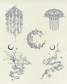 an image of some drawings on paper