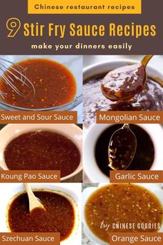 the steps to make stir fry sauce recipe