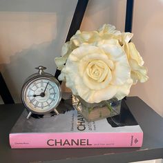 Pink Cover Black Book Without Cover Other Books And Decor Not Included Chanel Coffee Table Book, Chanel Coffee, Pink Cover, Chanel Pink, Coffee Table Book, Pink Chanel, Black Book, Table Books, Black Books