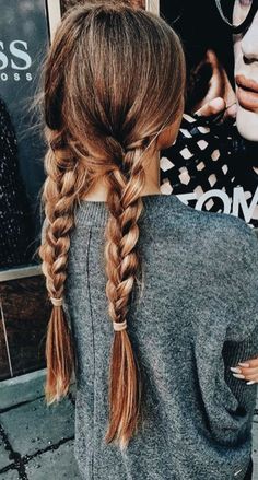 Messy Plaits, Aesthetic Hairstyle, Pretty Braided Hairstyles, Super Hair, Peinados Fáciles Para Cabello Corto, Long Braids, Easy Hairstyles For Long Hair, Box Braids Hairstyles, Summer Hair