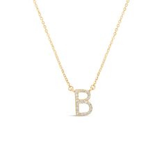 This breathtaking personalized Suzy Levian letter necklace features natural diamonds, hand-set in 14-Karat yellow gold. It's the perfect individualized gift to let someone special know you're thinking of them. Each letter necklace features a row of pave natural white diamonds. Every letter necklace contains 0.10 ctw of shimmering diamonds, that are G-H, S1-S2 quality. Each pendant is designed by Suzy Levian with a message. By creating jewelry that is beautiful inside and out, Suzy Levian's messa Gemstone Brooch, Cubic Zirconia Bracelet, Cubic Zirconia Necklace, Cubic Zirconia Jewelry, Jewelry Rings Diamond, Cubic Zirconia Earrings, Creating Jewelry, Zirconia Earrings, Gemstone Necklace Pendant