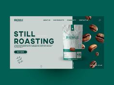 the packaging design is designed to look like it has almonds on top and bottom