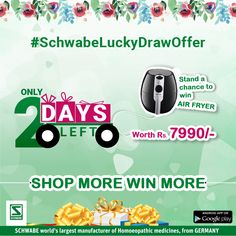 four days left to shop more win more at schwabe luckydraawoffer