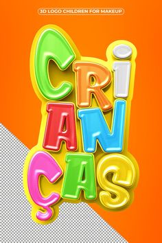 an advertisement with the words crayos on it and some type of letters in different colors