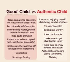 two words that say good child and authentic child