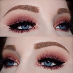 Makijaż Smokey Eye, Simple Eye Makeup, Makeup Eye Looks, Creative Eye Makeup, Nails Makeup, Asian Eye Makeup, Eye Makeup Art, Body Makeup