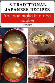 eight traditional japanese recipes you can make in a rice cooker