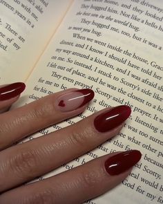 Short Red Nails, Red Gel Nails, Wine Nails, Maroon Nails, Nagellack Trends, Chic Nails, Nail Arts