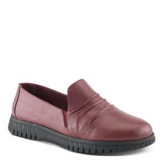 DARK RED Luxury Leather Slip-ons With Leather Lining, Luxury Slip-ons With Leather Lining, Cozy Slippers Boots, Shoe Care Kit, Shoe Size Chart Kids, Koolaburra By Ugg, Everyday Luxury, Slouched Boots, Elegant Shoes