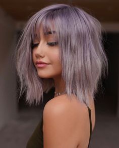 Grey Hair Wig, Cheap Human Hair Wigs, Long Human Hair Wigs, Colored Hair Extensions, Short Human Hair Wigs, Lavender Hair, Remy Human Hair Wigs, Curly Human Hair Wig, Shoulder Length Hair