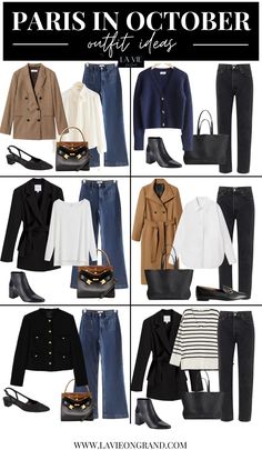 Fall Outfits For Paris 2023, Paris Outfit Ideas October, Olivia Bennett Outfits, Paris Looks Outfit Fall, October Paris Outfits, Paris Fall Outfits 2023, Paris Outfits October, Europe October Outfit, Paris In Fall Outfits