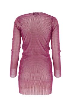 Fuchsia Chain Metal Mini Dress from Santa Brands Santa Brands, Hogan Shoes, Chic Flats, Herno Jacket, Zimmermann Dress, Pleats Please Issey Miyake, From Santa, Stella Mccartney Elyse, Yoga Wear