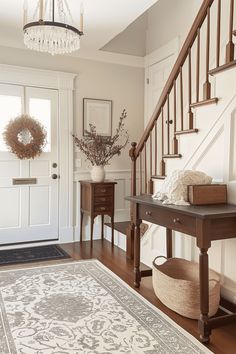 the entryway is clean and ready for us to use as an entrance way in this home