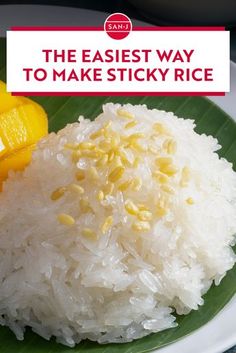 the easy way to make sticky rice