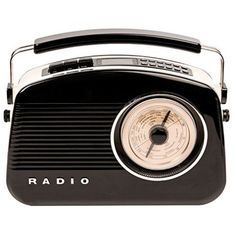 Black Retro DAB Radio Socialite Family, Vintage Radios, Radio Fm