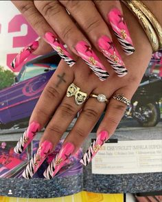 2010 Nails, Xl Nails, 90s Nails, Nail Tek, Hippie Nails, Drip Nails, Y2k Nails