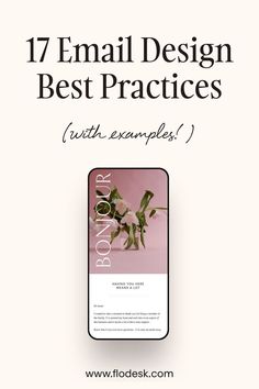 an email design best practices with examples