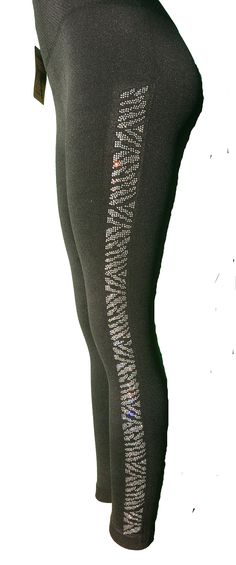 Sparkling Rhinestone embellished  strechable  leggings .95% polyester 5% Lycra .  Turn inside out and Cold wash available. Embellished Leggings, Womens Leggings, Water Waves, Wave Design, Girlfriend Gift, Gift For Girlfriend, Gift For Birthday, Outfits With Leggings, Bling Bling