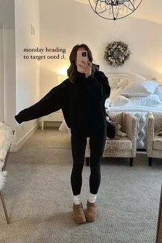 Outfit Nero, Outfits Leggins, Looks Adidas, Black Leggings Outfit, Mode Zara, Cold Outfits, Looks Party, Cute Lazy Day Outfits