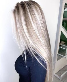 Icy Blonde Hair, Fall Hair Color Trends, Hair Color For Women, Blonde Hair With Highlights, Trendy Hair Color