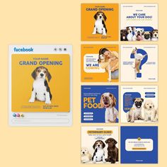 Veterinary Clinic Social Media Post Templates Vet Social Media Post, Veterinary Social Media Post Ideas, Vet Clinic Social Media Posts, Pet Social Media Post, Vet Social Media, Dog Social Media Post, Veterinary Social Media, Veterinary Marketing, Pet Social Media