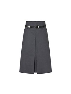 MO&Co. Women's Pleated Midi Skirt with Belt Features : - Pleated front skirt with belt, back zipper- High waist A-line silhouette- Midi length, side pockets and back mock pockets Code: MBC1SKTT01The back length of size S is 61.5cmMATERIALS & CARE Material: 69% Polyester 29.3% Viscose 1.7% SpandexGentle machine wash below 30°CDo not bleach, hang to dryDo not tumble dry, low ironDo not soak, do not expose to the sunWash with neutral detergentMesh bag, wash with like colorsNote: Remove accessories Black Skirt With Belt Detail For Work, Black Workwear Skirt With Belt Detail, Fitted Pleated Skirt With Belt Loops For Fall, Relaxed Skirt With Belt Detail For Spring, Relaxed Fit Skirt With Belt Detail For Spring, Elegant Relaxed Skirt With Belt, Elegant Skirt With Belt, Fitted Belted Pleated Skirt For Work, Fall Pleated Skirt With Belt Loops For Work