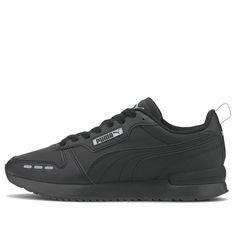 Casual Matte Black Sneakers For Streetwear, Casual Matte Black Streetwear Sneakers, Matte Black Sporty Sneakers For Sports, Modern Black Adidas Sneakers, Black Puma Sneakers For Sports, Modern Black Sneakers With Puma Logo, Modern Black Puma Sneakers, Sporty Black Puma Sneakers, Black Puma Sneakers Synthetic Material