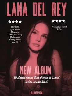 the poster for lana del rey's new album