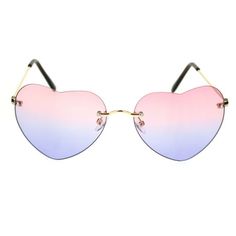 Women's frameless pop color hipster beach oceanic gradient heart shape sunglasses. (ss4875hrt) Size: one size.  Color: Multicolor.  Gender: female.  Age Group: adult. Fun Heart Print Sunglasses For Beach, Heart-shaped Sunglasses With Heart Print For Summer, Summer Beach Sunglasses With Heart Print, Trendy Multicolor Heart-shaped Sunglasses, Casual Heart Print Sunglasses For Beach, Multicolor Heart-shaped Sunglasses With Gradient Lenses, Casual Beach Sunglasses With Heart Print, Heart-shaped Sunglasses With Uv Protection For Summer, Heart-shaped Multicolor Sunglasses With Gradient Lenses