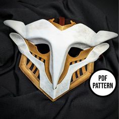 Arcane Printable, Ekko Mask, Mask Making Tutorial, Swivel Knife, Owl Mask, Exacto Knife, Leather Mask, Mask Pattern, Pencil Pen