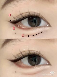 Korean Makeup Tips, Anime Eye Makeup, Gyaru Makeup, Simple Makeup Tips, Makeup Face Charts, Korean Eye Makeup