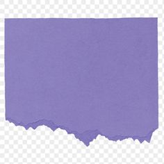 a piece of purple paper with torn edges